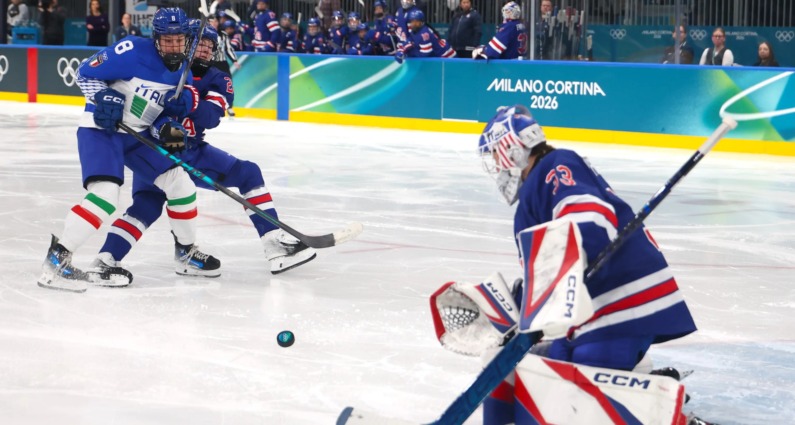 Milano Cortina: ko 6-0 con gli Usa, azzurre dell'hockey fuori ai quarti