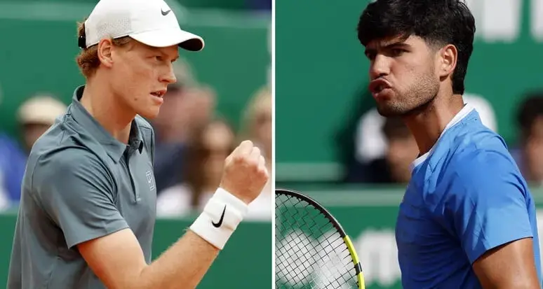 Montecarlo, Sinner avanti su Alcaraz: il primo set si decide al tie break
