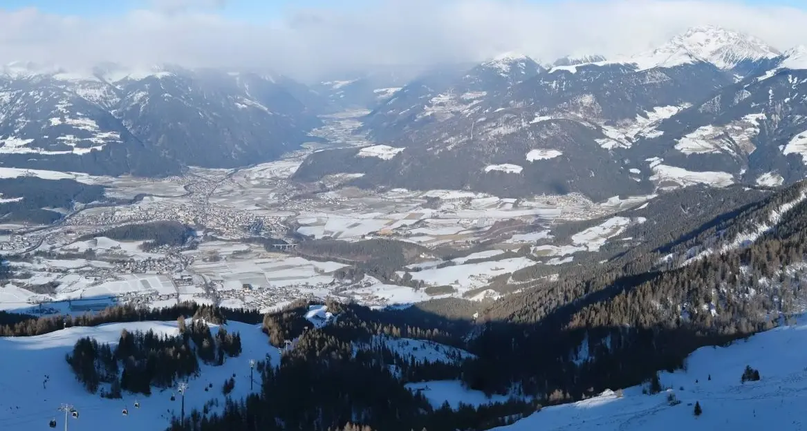 Vento a oltre 140 km/h in alta montagna in Alto Adige