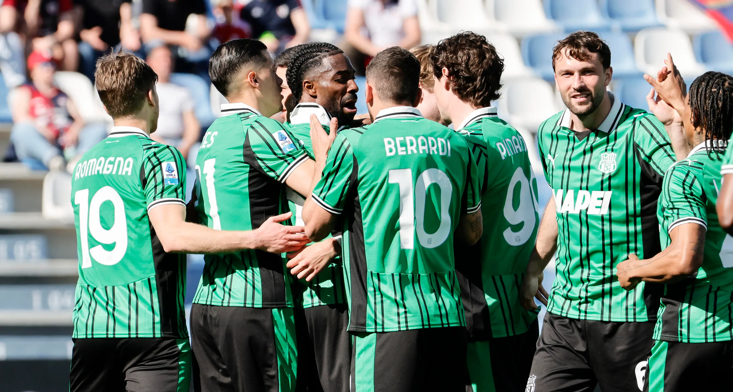 Serie A: Sassuolo-Cagliari 2-1