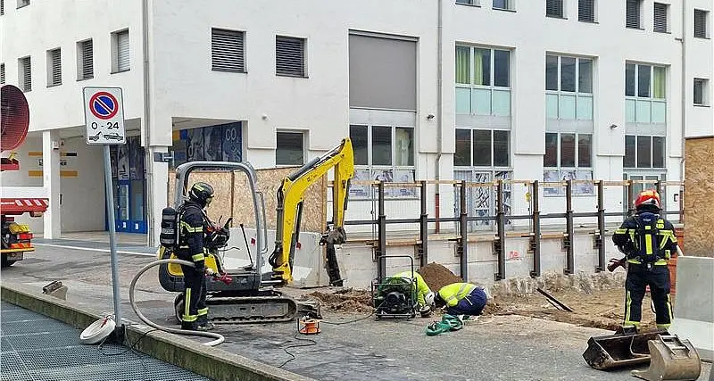 Fuga di metano in via Gamper: intervento dei vigili del fuoco