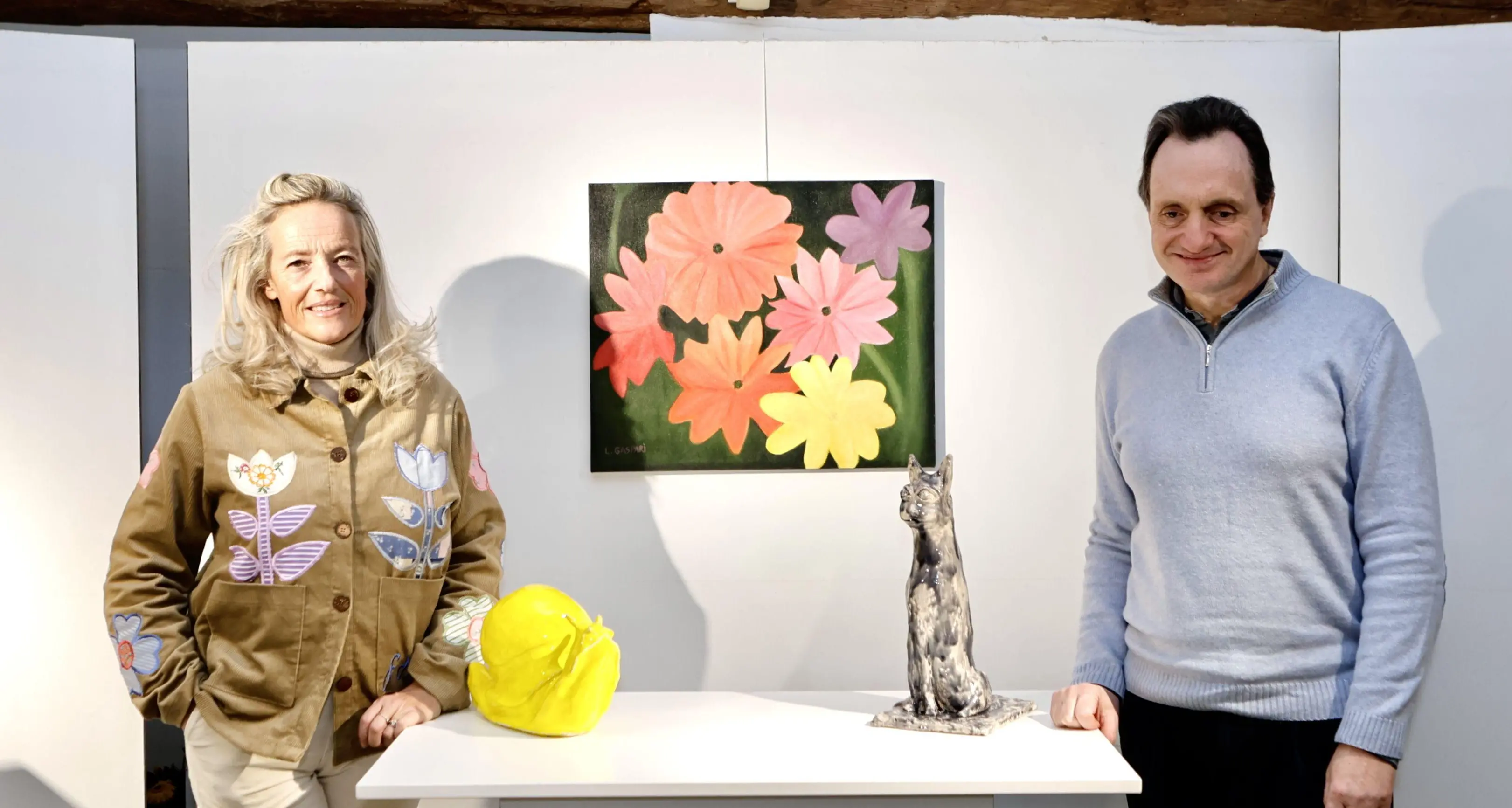 Andrea Bianco e Lara Gaspari coppia nella vita e nell’arte. La prima mostra insieme