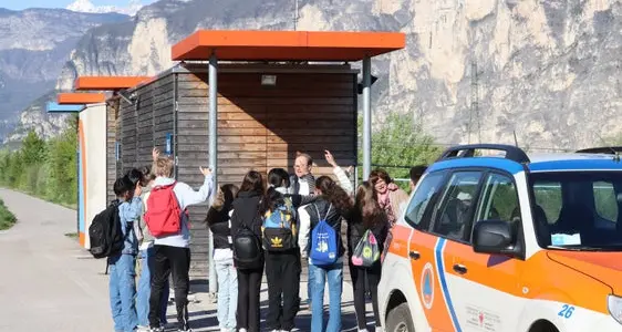 A Salorno ragazze e ragazzi a lezione di Protezione Civile