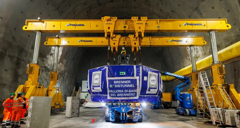Tunnel del Brennero: la fresa meccanica “Wilma” ha raggiunto il versante austriaco