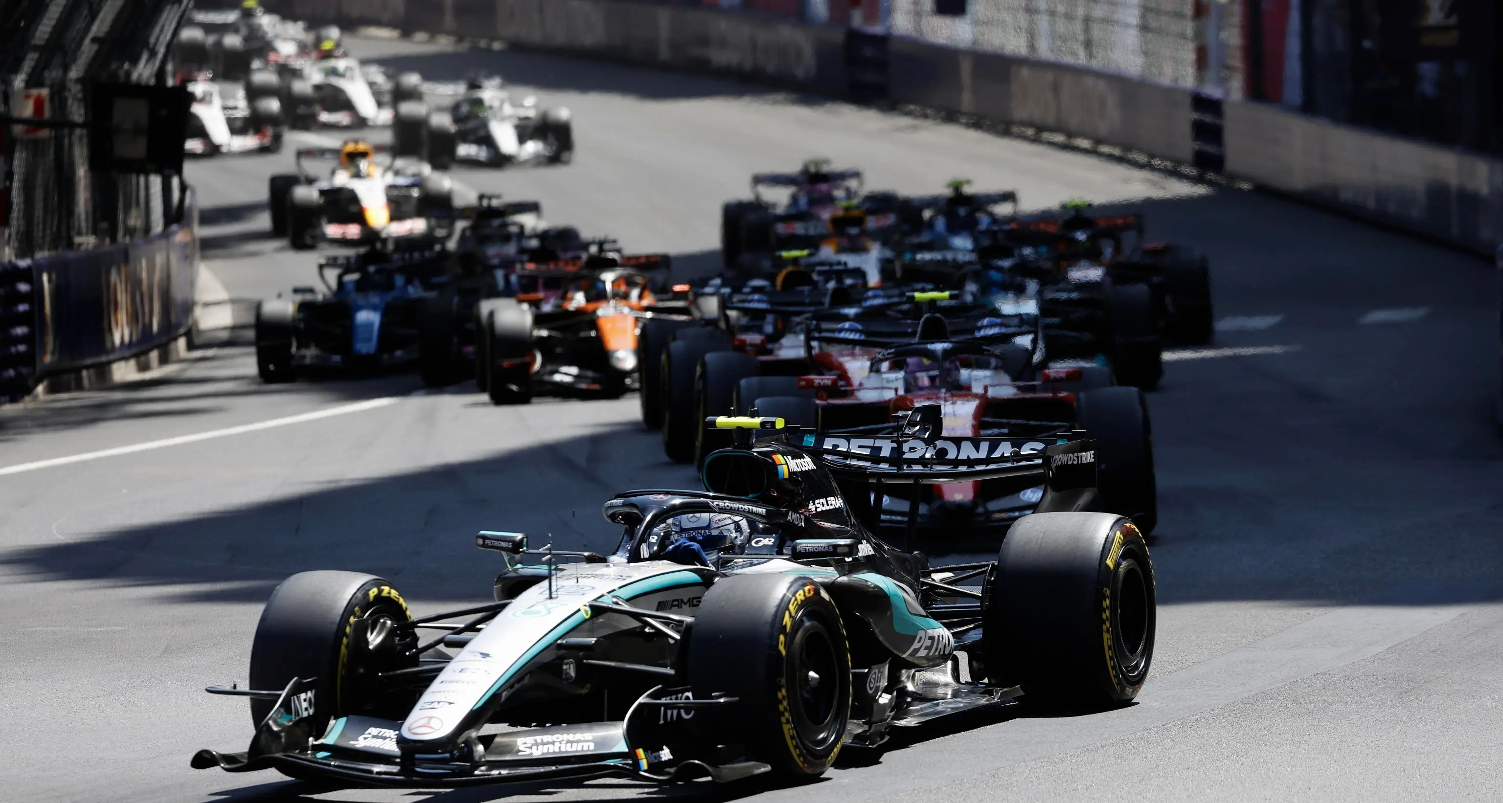 F1: Monaco; vince Antonelli, seconda la Ferrari di Hamilton
