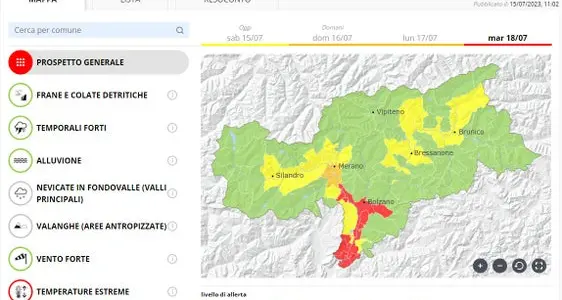 In Alto Adige tre giorni roventi: temperature oltre i 35°