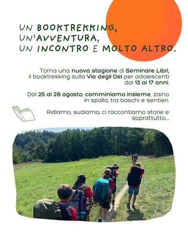 'Seminare libri', un booktrekking per venti ragazzi sulla Via degli Dei