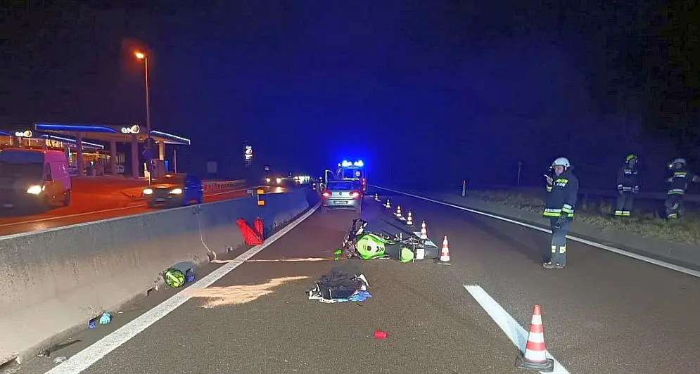 MeBo, incidente a Nalles: motociclista gravissimo e camion in fuga