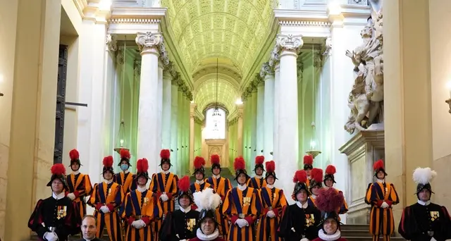 Vaticano: Guardie Svizzere in aumento,da gennaio saranno 135