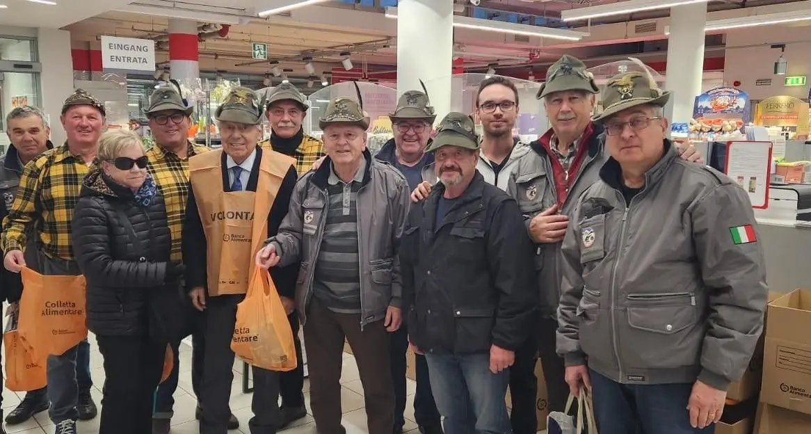 «Colletta alimentare, grazie alpini»