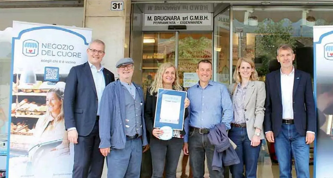 Negozio del cuore, a Merano la vittoria è andata a una ferramenta
