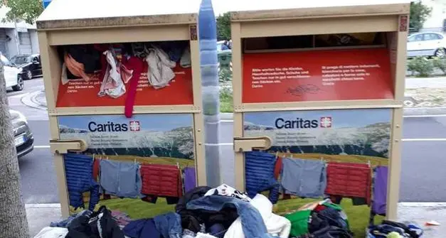Il Covid fa saltare la raccolta di abiti usati in Alto Adige