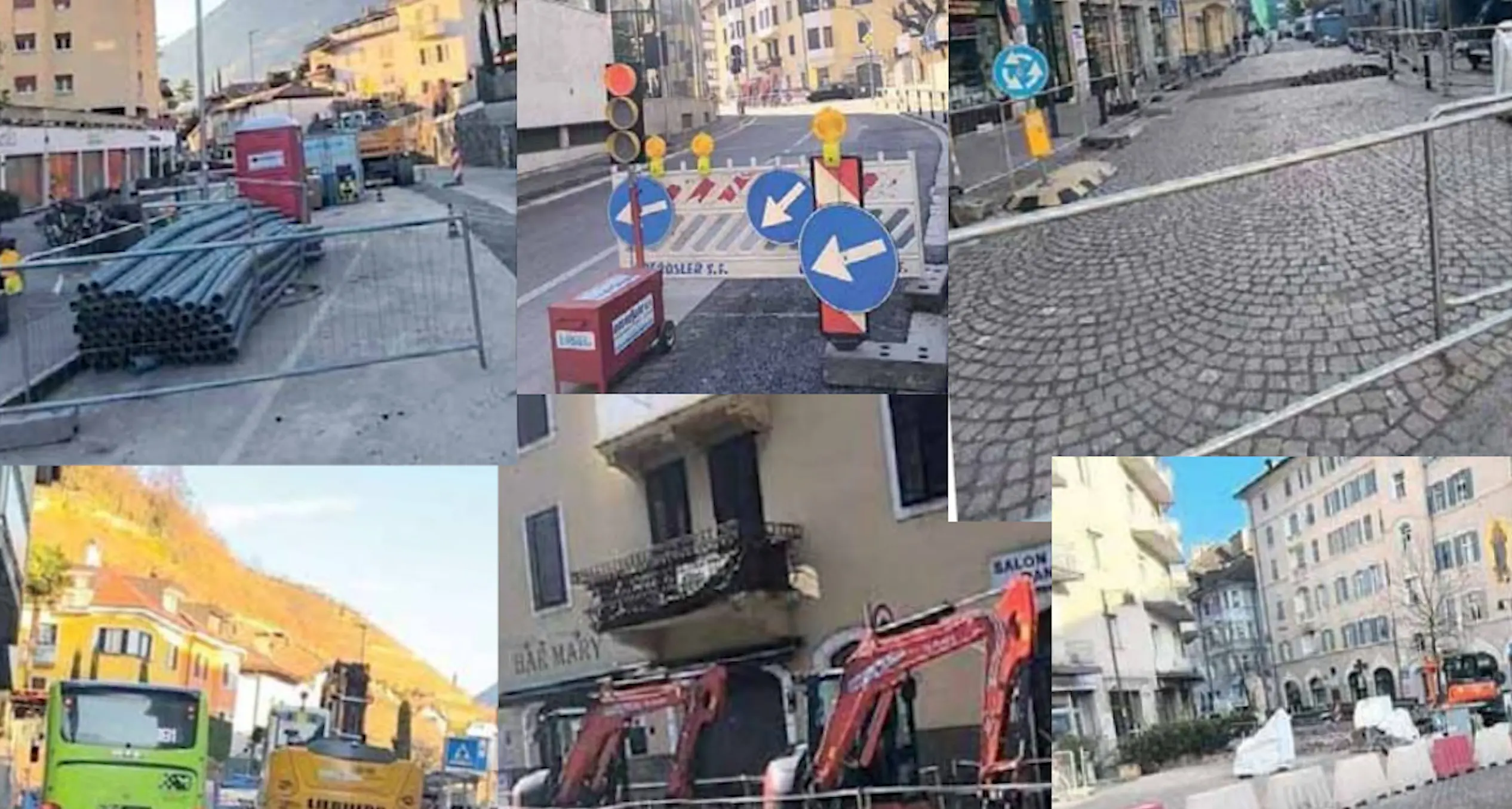 Il centro della città soffocato dai cantieri: polemica sul calendario lavori