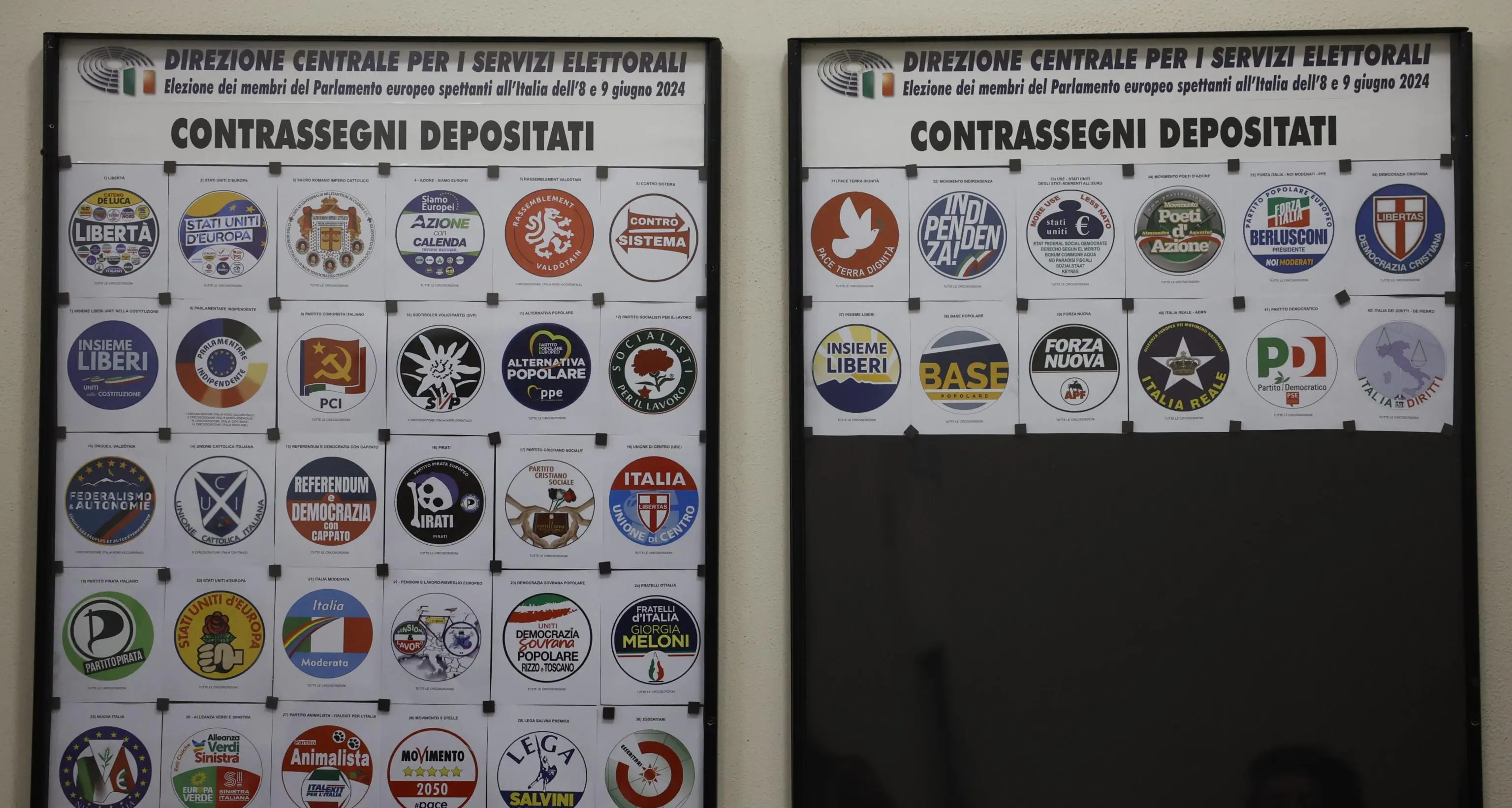 Europee: 42 simboli depositati al Viminale