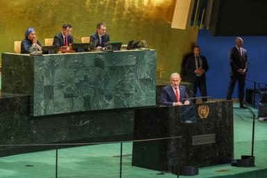 Netanyahu all'Onu, 'i coloni violenti sono giovani teppisti'