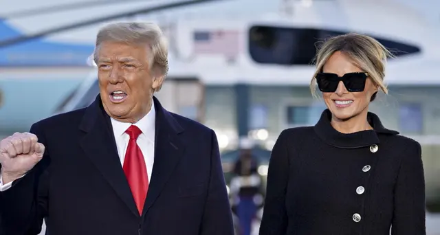 Melania, addio da First Lady con borsa Hermes da 70 mila $