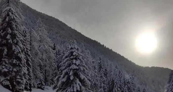 Freddo polare in Alto Adige, -24 gradi a Predoi in Valle Aurina