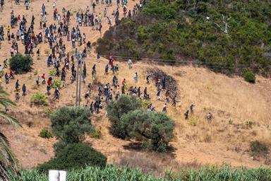 Marocco, 300 migranti fermati mentre tentavano di raggiungere Ceuta