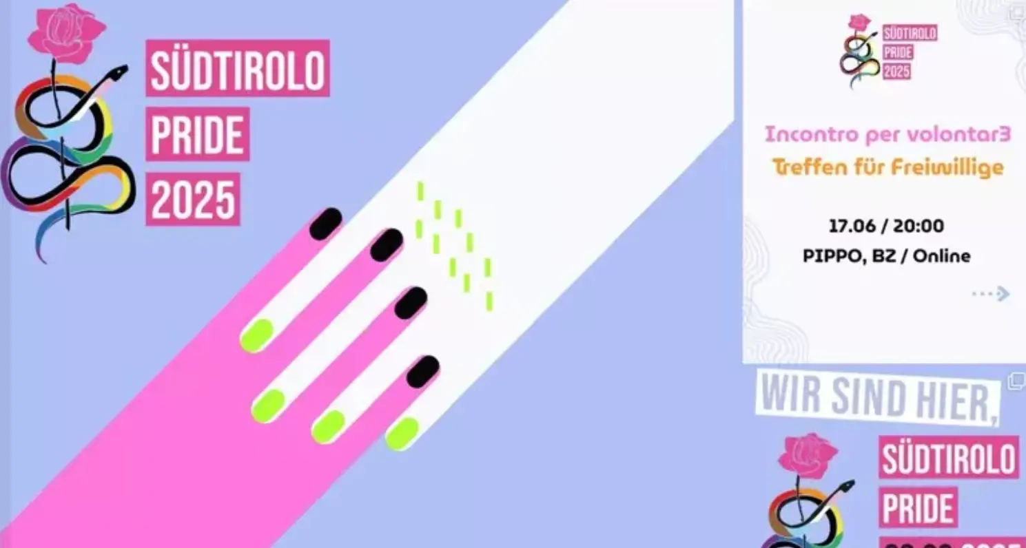 Il 28 giugno a Bolzano il primo Pride dell'Alto Adige: «Vogliamo costruire ponti e rafforzare le voci marginalizzate»