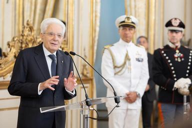 Mattarella, Costituzione animata da costante dialogo per la pace